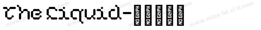 The Liquid字体转换